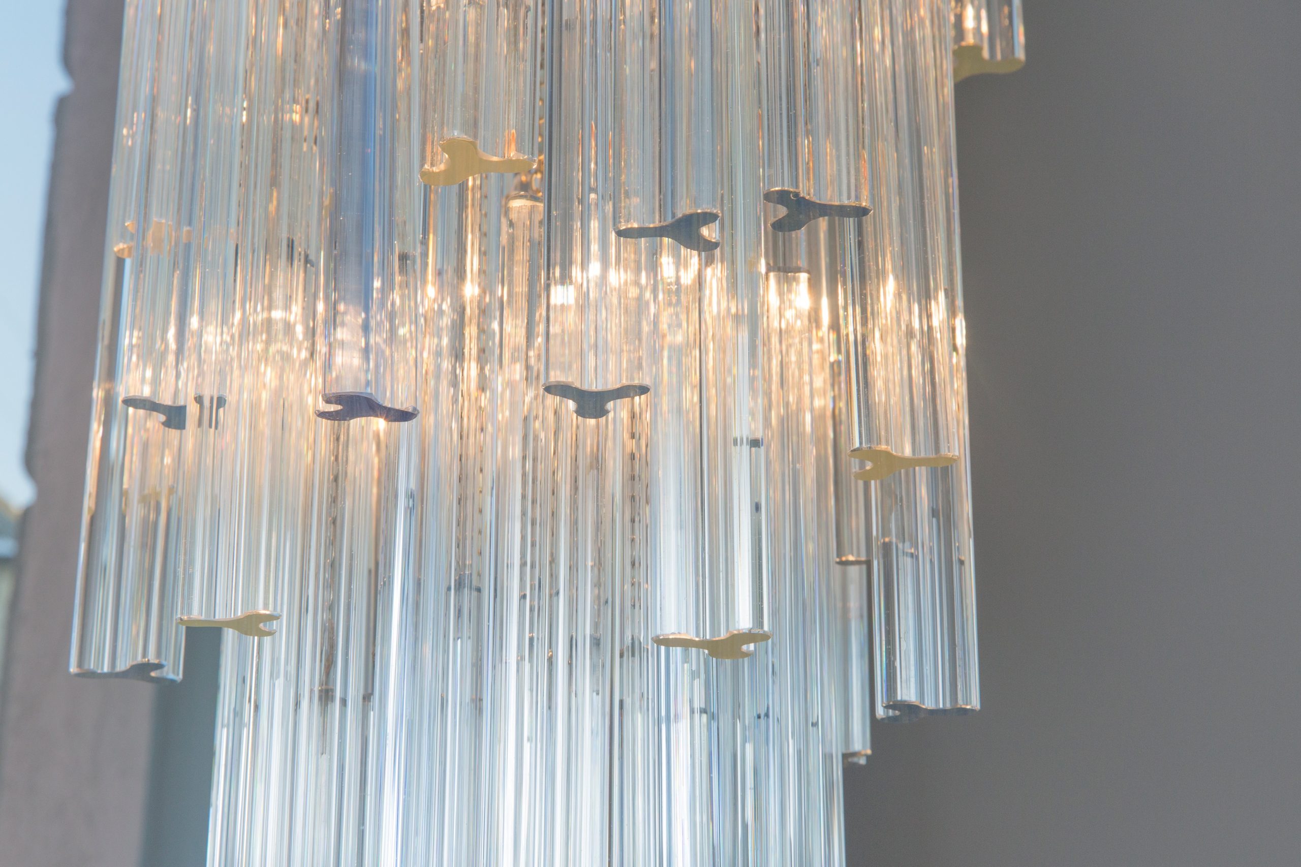 Rare chandelier by Venini