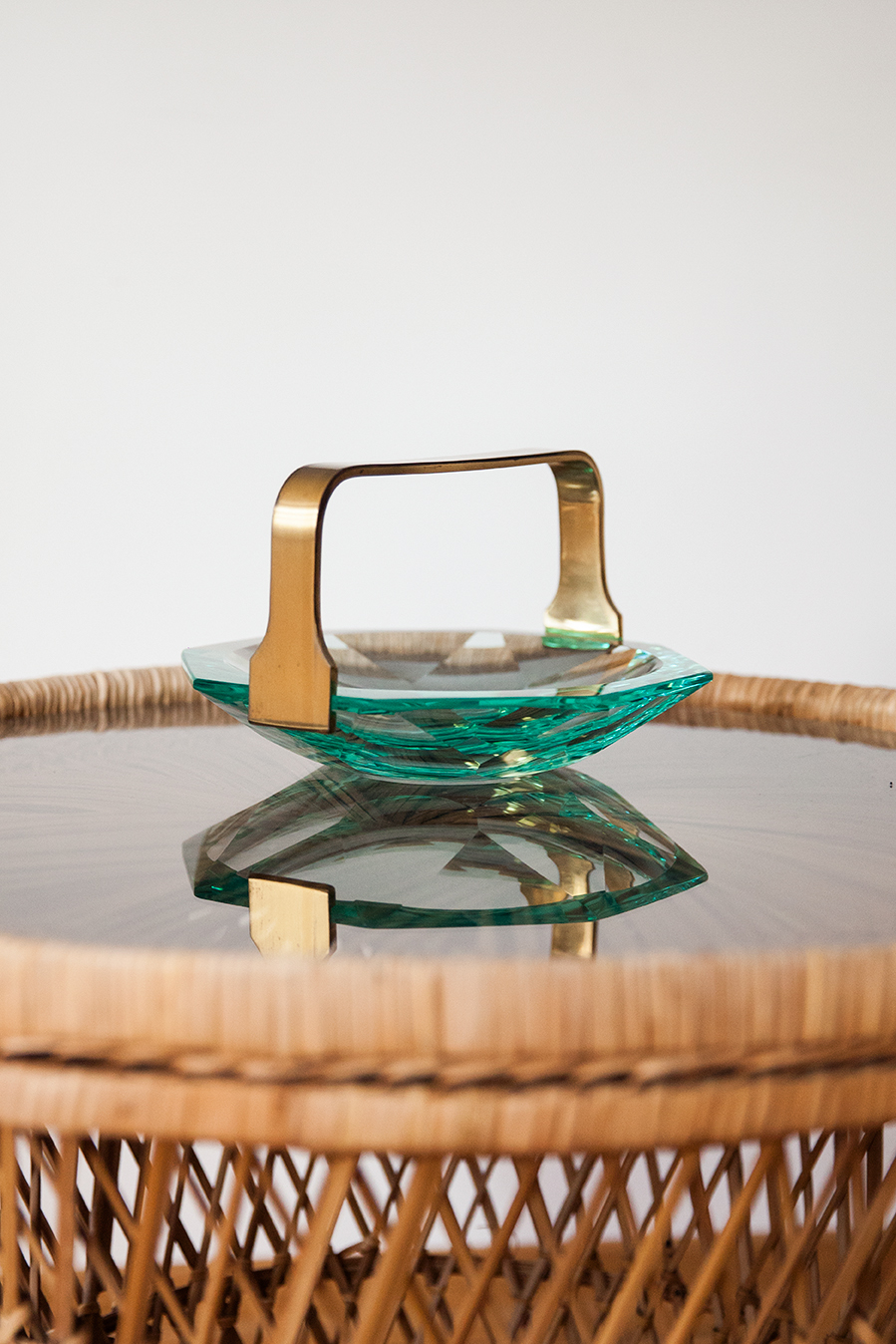 Rare Glass Bowl by Max Ingrand